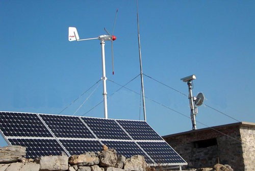 off Grid Wind Solar Hybrid Power System za kućnu upotrebu